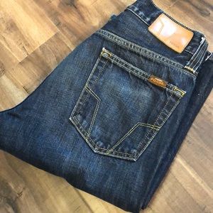Fossil blue jeans